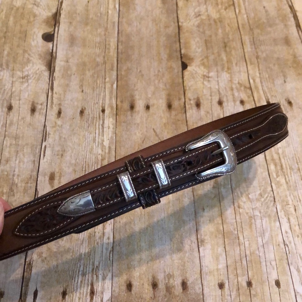 Genuine Leather Western Belt